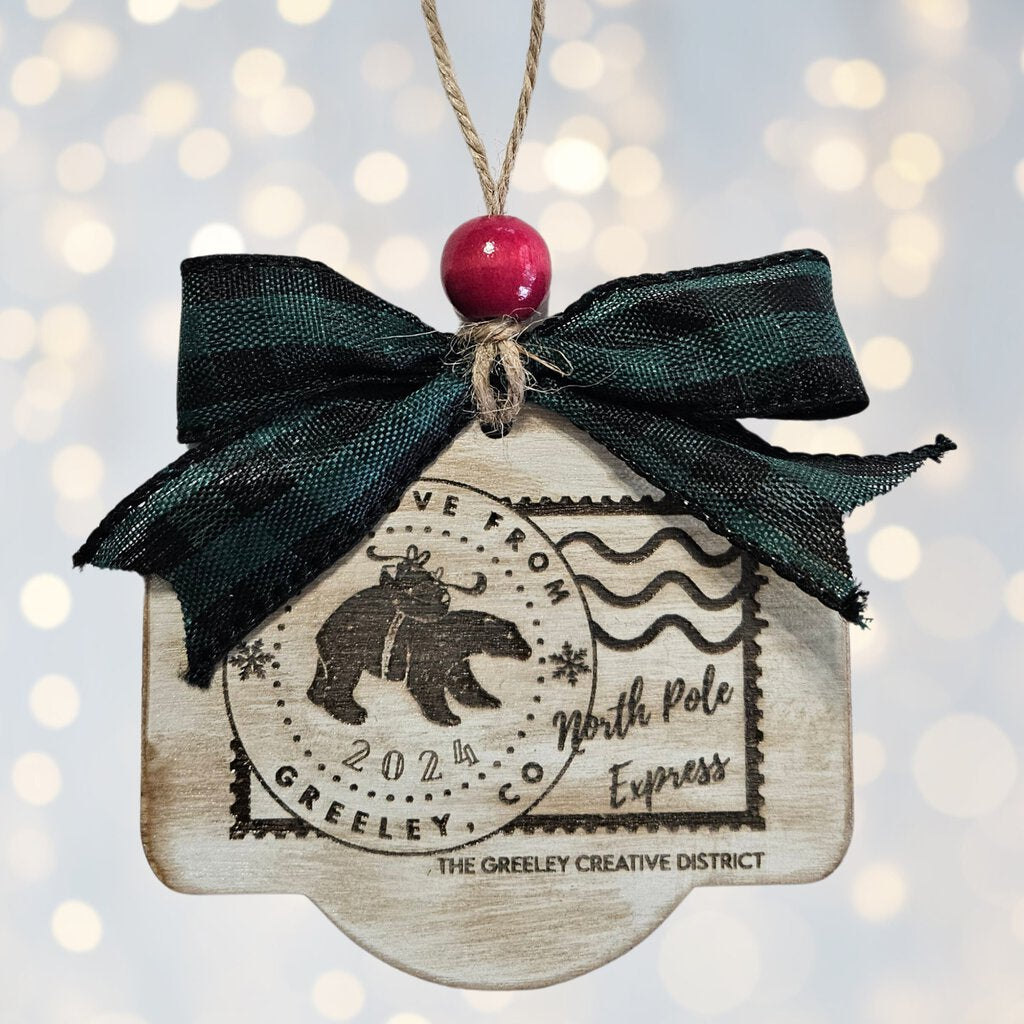 Winterfest 2024 Ornament - Green Bow