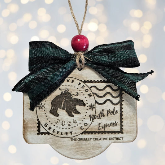 Winterfest 2024 Ornament - Green Bow
