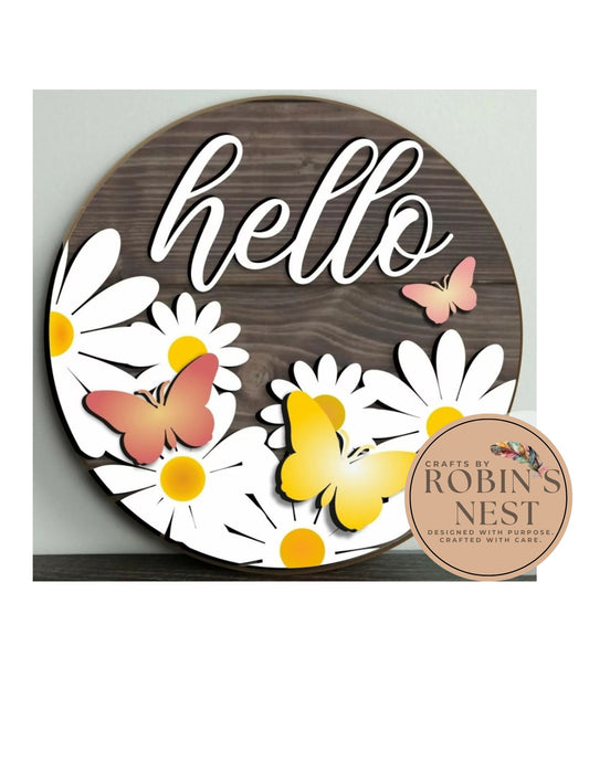 Spring Door Hanger workshop