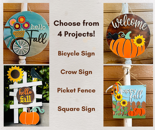 Welcome Fall Pick Your Project Workshop