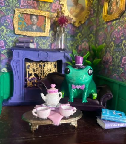 Paint Your Own Tea Party Frog