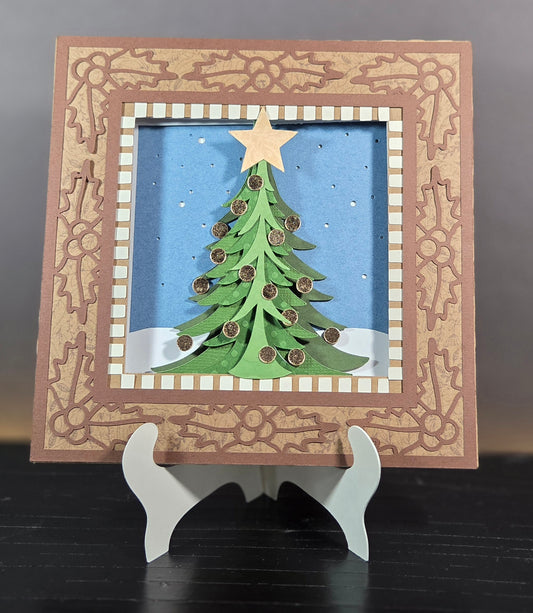 Christmas Tree Shadow Box