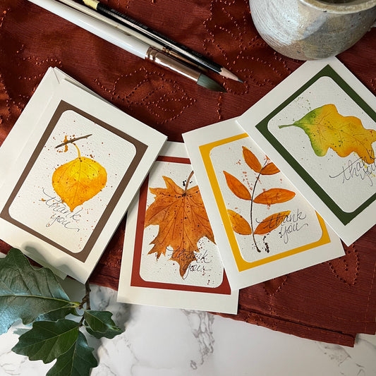 Fall Watercolor Cards