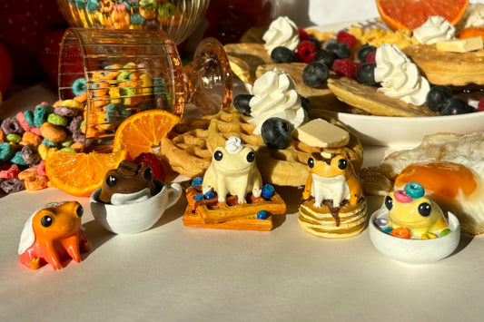 Paint Your Own Breakfast Frog