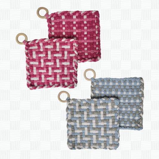 Weaving with Loops - Potholder