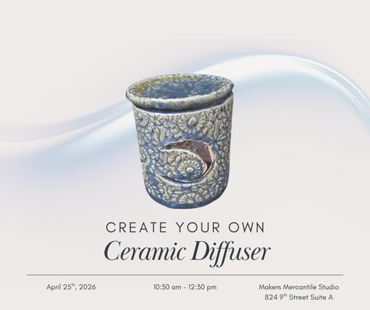 Handmade Ceramic Diffuser Class