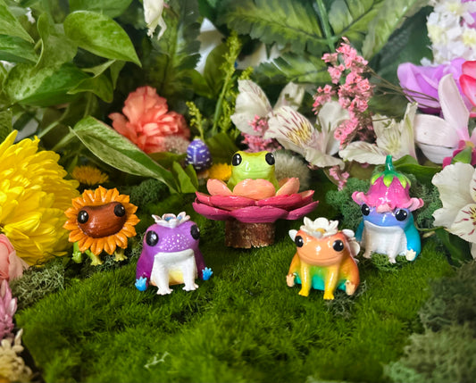 Paint Your Own Flower Frog