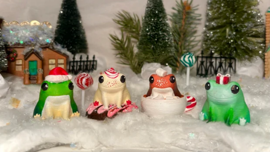 Paint Your Own Festive Frog